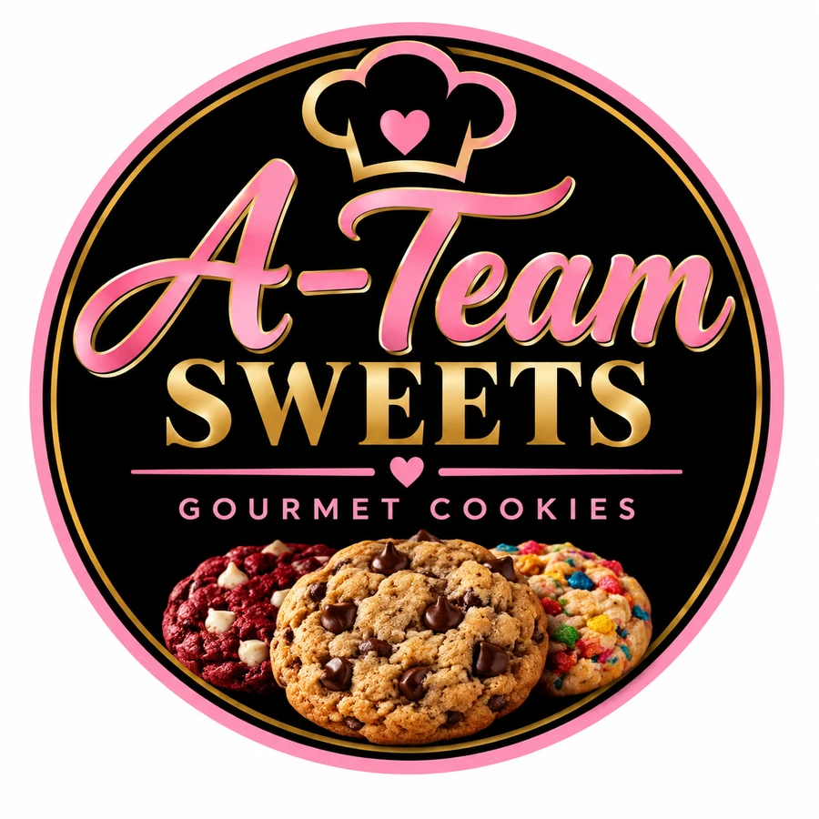 A-Team Sweets gourmet cookies logo